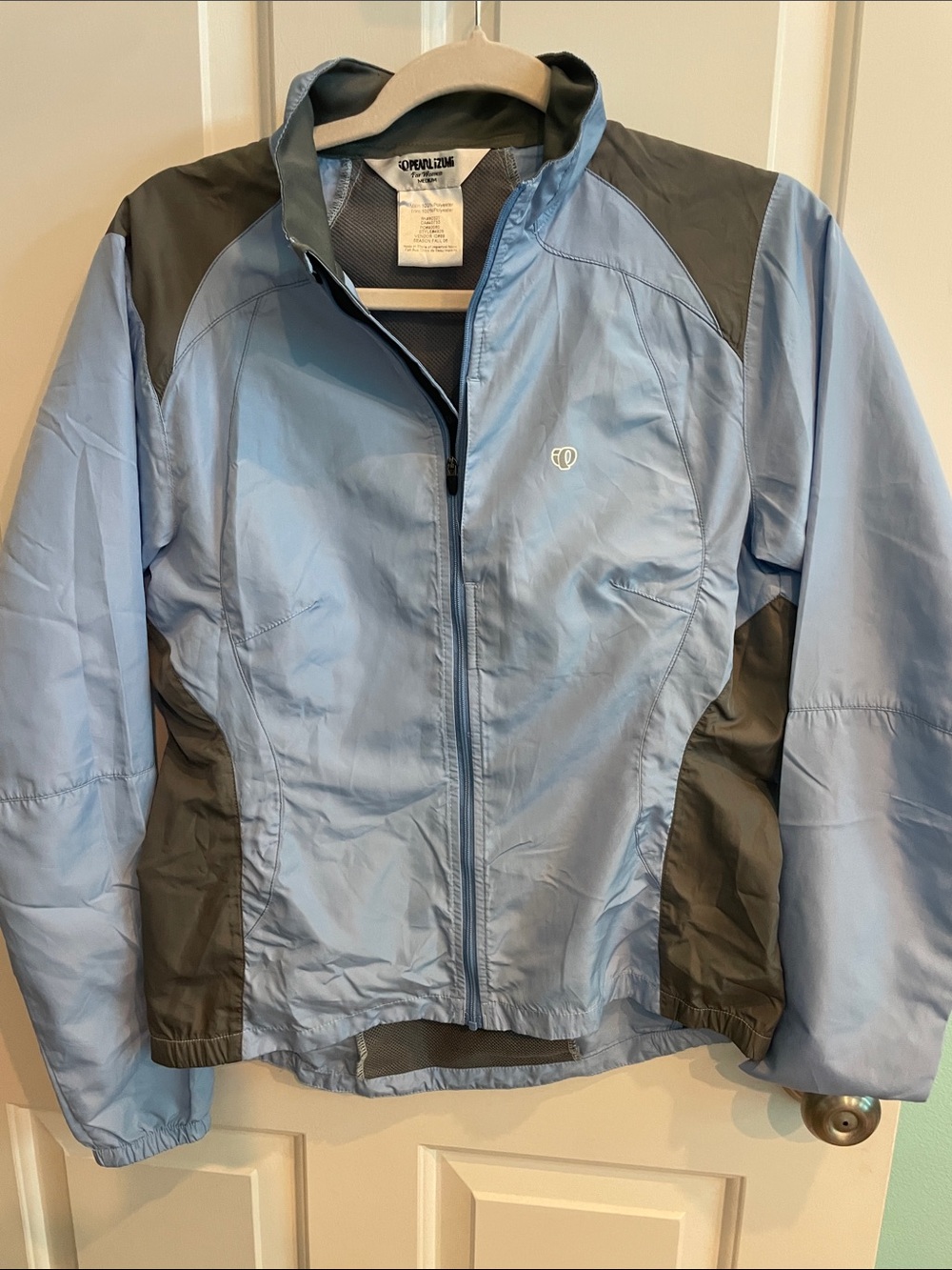 Pearl Izumi Light Blue and Gray Cycling Jacket